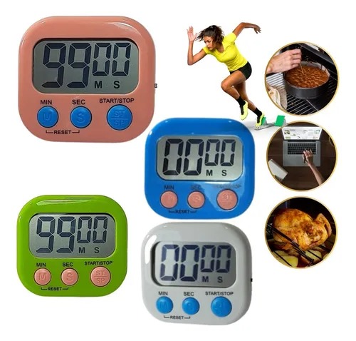 Timer Digital Temporizador Cronômetro Cozinha Imã Regressivo