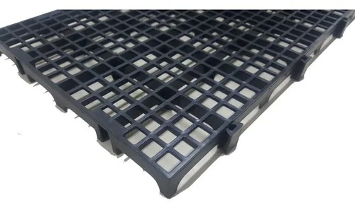 10pc Palete Estrado Plástico Preto 2,5x25x50 Cm De Qualidade